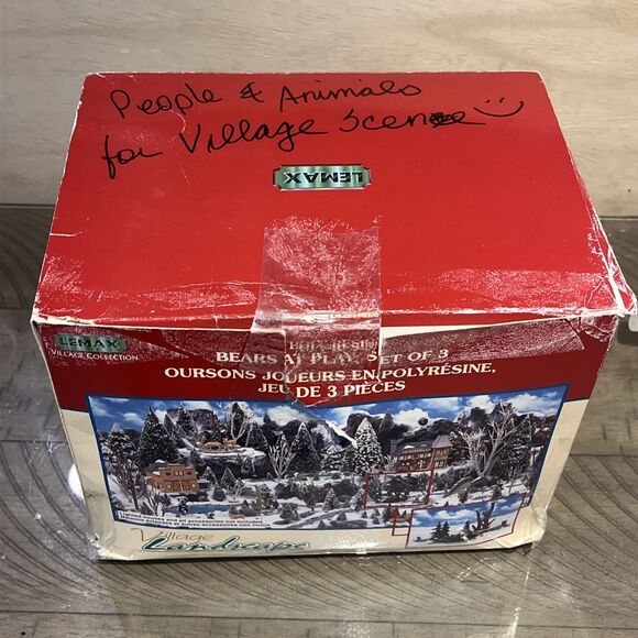 Lemax Village Landscapes Bears at Play Christmas Village Holiday Town Forest VTG - Picture 9 of 10